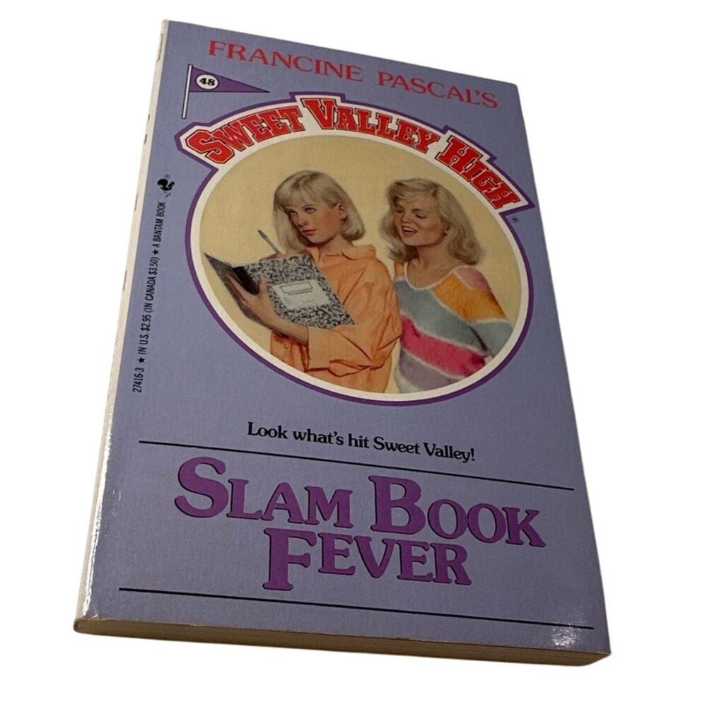 Sweet Valley High 1ST Edition First Print Book #48 Slam Book Fever Vintage 1980s